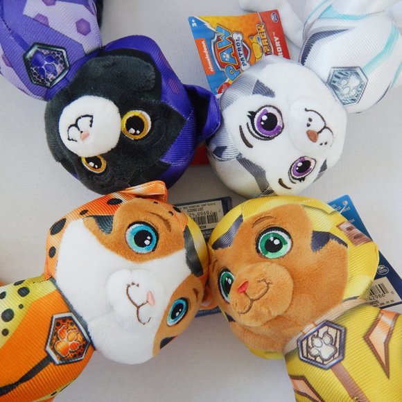 Paw Patrol Toys Lot 4 Paw Patrol Cat Pack Plush Set Shade Rory Wild